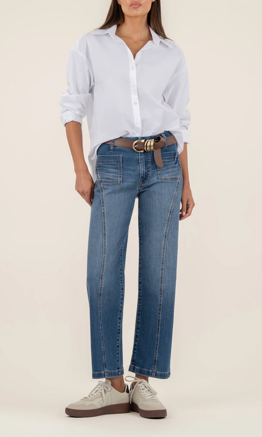 Charlotte High Rise Wide Leg - Vibrant