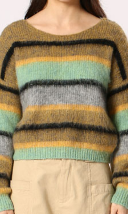 Meadow Mist Stripe Knit