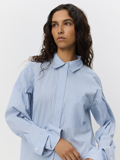 Abby Shirt - Blue Striped