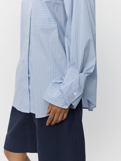 Abby Shirt - Blue Striped